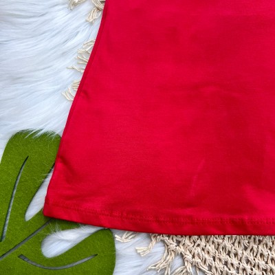 Vestido Gola Polo - Vermelho